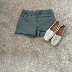 Women's Green Shorts